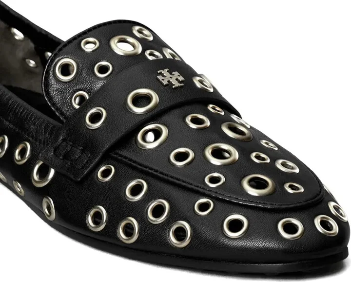 Eyelet-Embellished Loafers - Image 3
