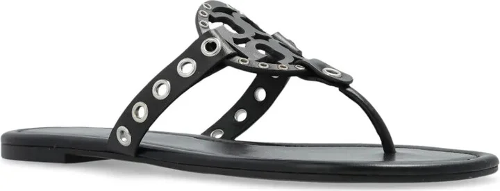 Eyelet-Embellished Sandals - Image 2