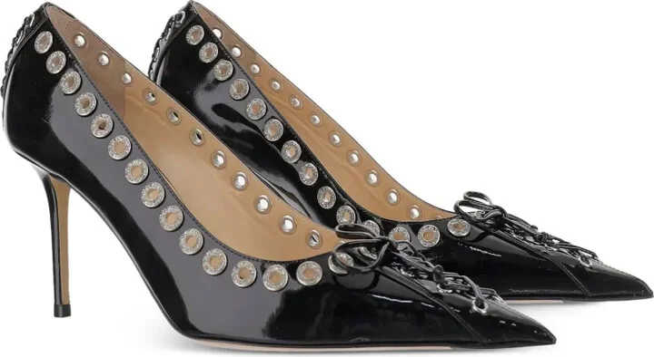 Eyelet-Lace Pumps - Image 2