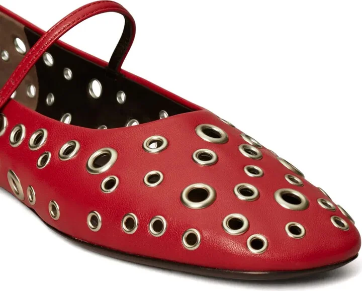 eyelet Mary Jane ballerina shoes - Image 3