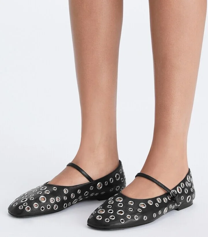 Eyelet Mary Jane Ballet - Image 2