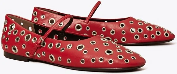 Eyelet Mary Jane Ballet - Image 6