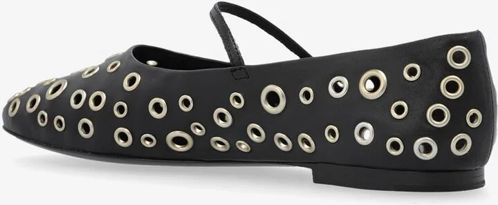 Eyelet Mary Jane Ballet Flats - Image 2