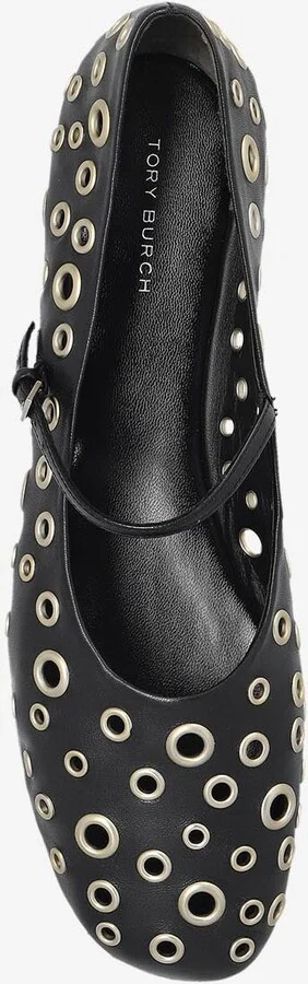 Eyelet Mary Jane Ballet Flats - Image 3