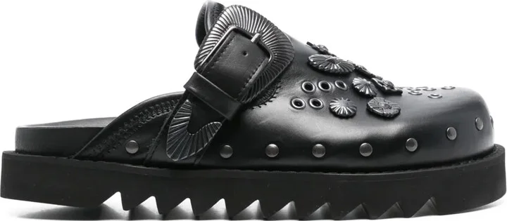 Eyelet-Metal Mules