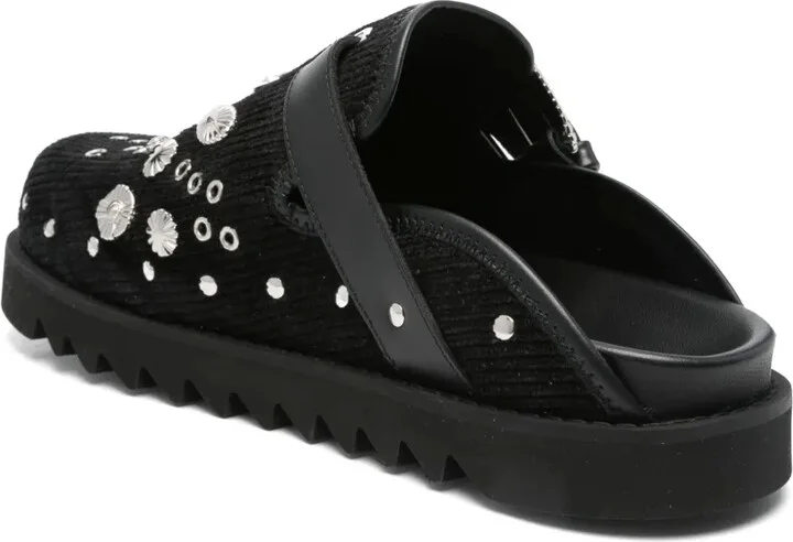 Eyelet Metal sabot loafers - Image 3