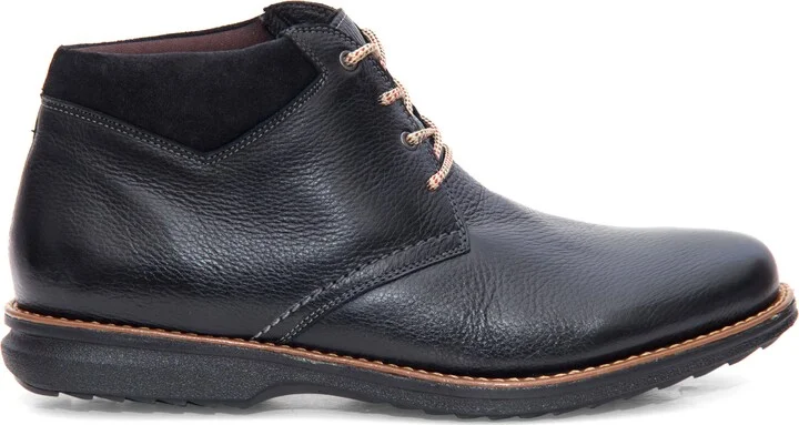 Eyelet Plain Toe Leather Demi Boot - Image 3