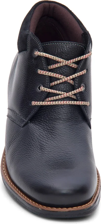Eyelet Plain Toe Leather Demi Boot - Image 4