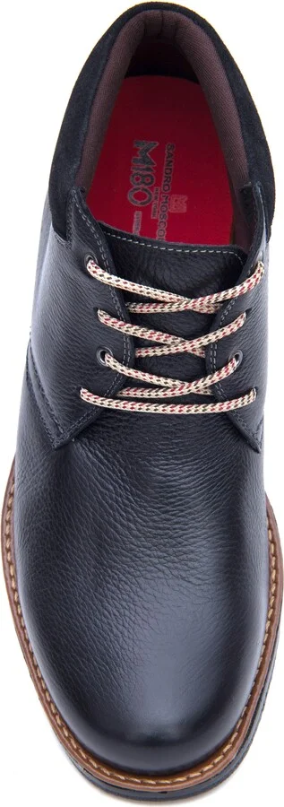 Eyelet Plain Toe Leather Demi Boot - Image 5