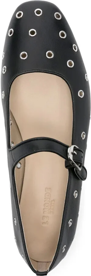 Eyelet-Studded Ballet Flats - Image 4