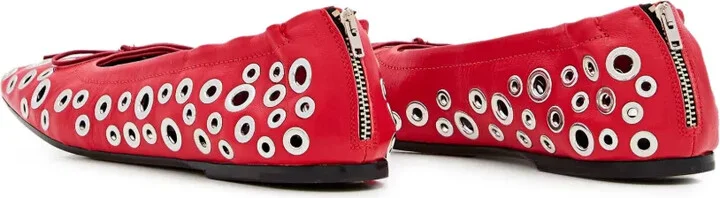 Eyelet-Vents Ballet Flats - Image 3