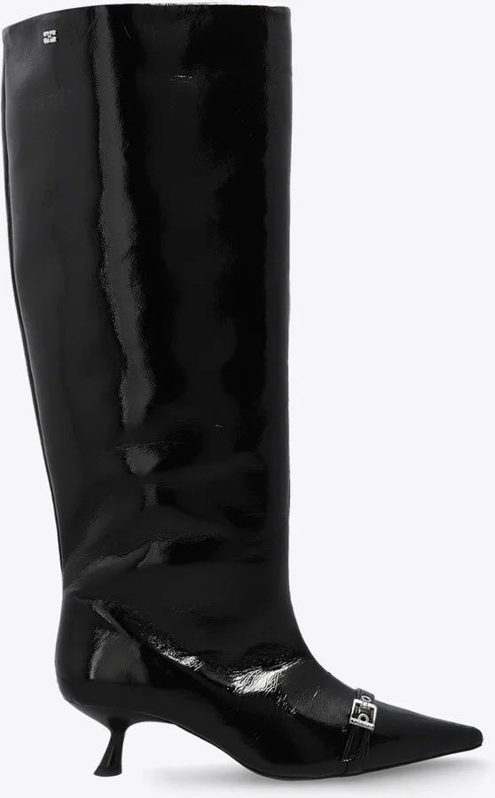 Eyelets 50 Knee-High Boots