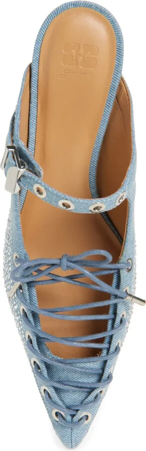 Eyelets Lace-Up Mule - Image 5