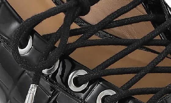 Eyelets Lace-Up Mule - Image 3