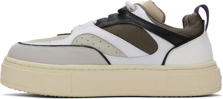 EYTYS Beige & Gray Sidney Sneakers - Image 3