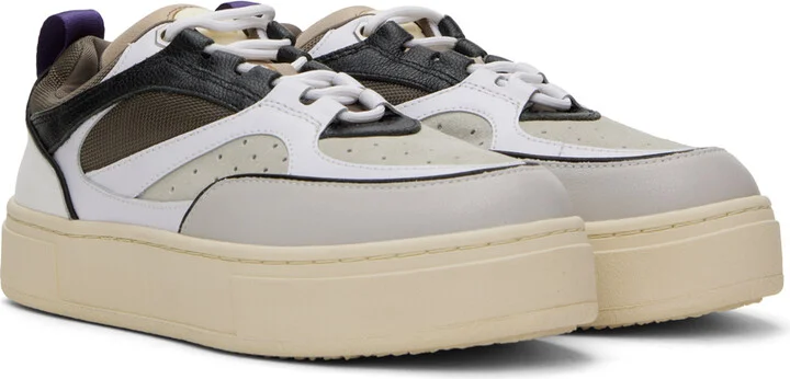 EYTYS Beige & Gray Sidney Sneakers - Image 4