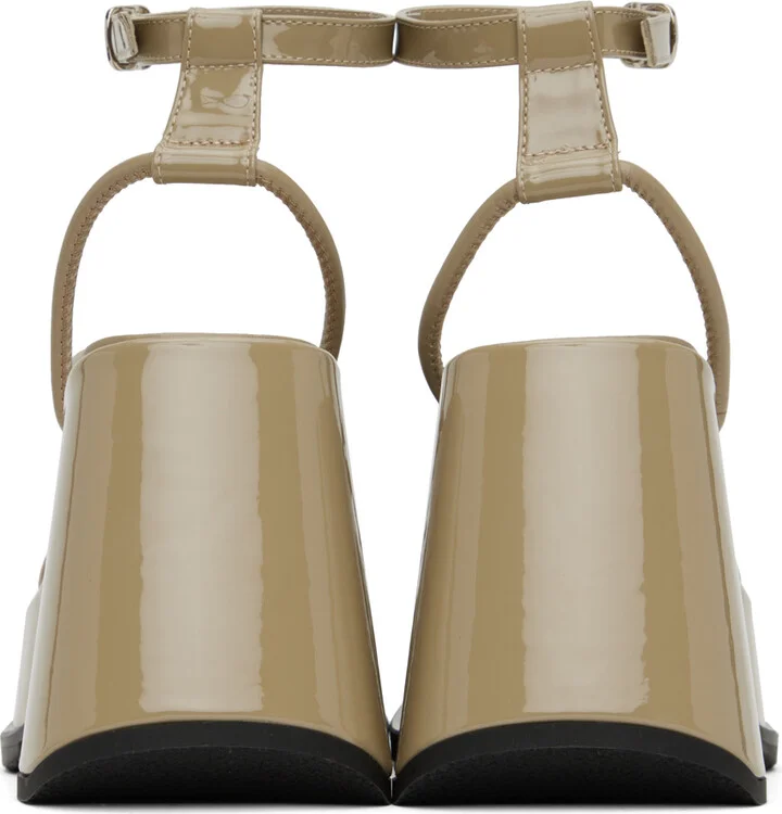 EYTYS Beige Olympia Heeled Sandals - Image 2