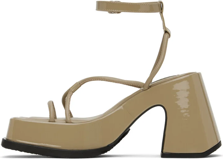 EYTYS Beige Olympia Heeled Sandals - Image 3
