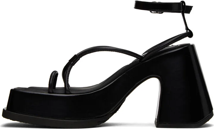 EYTYS Black Olympia Heeled Sandals - Image 3