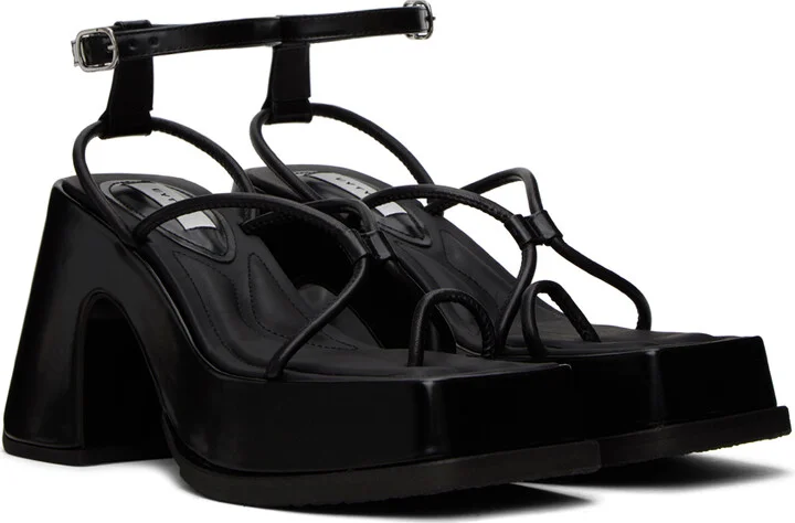 EYTYS Black Olympia Heeled Sandals - Image 4