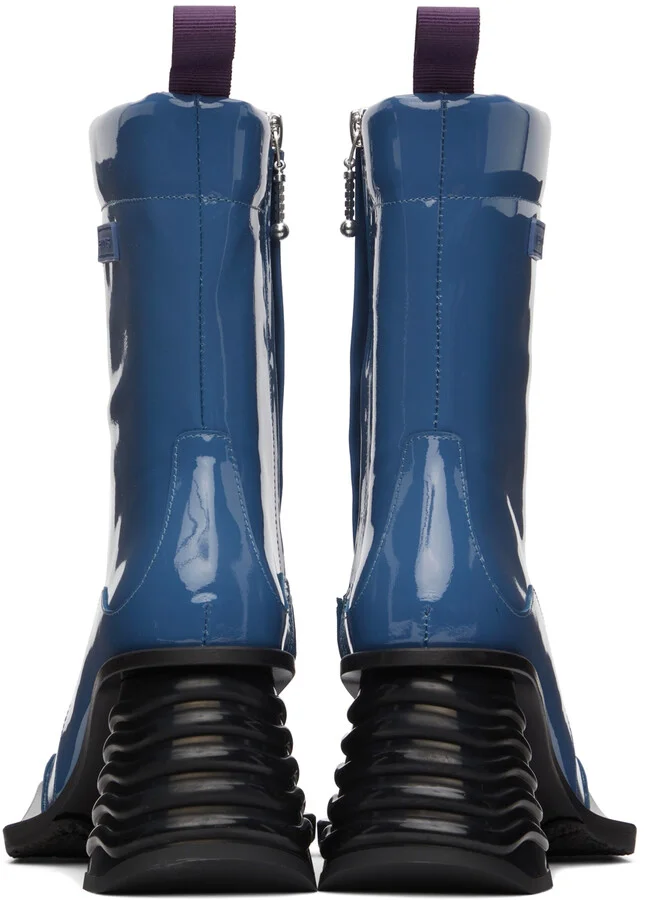 EYTYS Blue Gaia Ankle Boots - Image 2