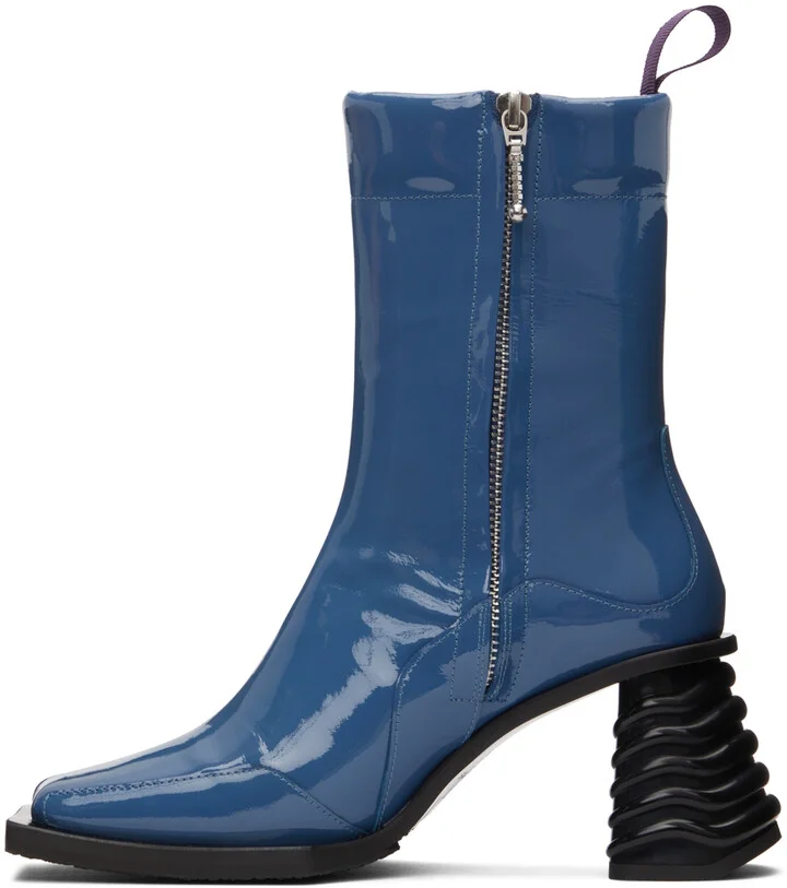 EYTYS Blue Gaia Ankle Boots - Image 3