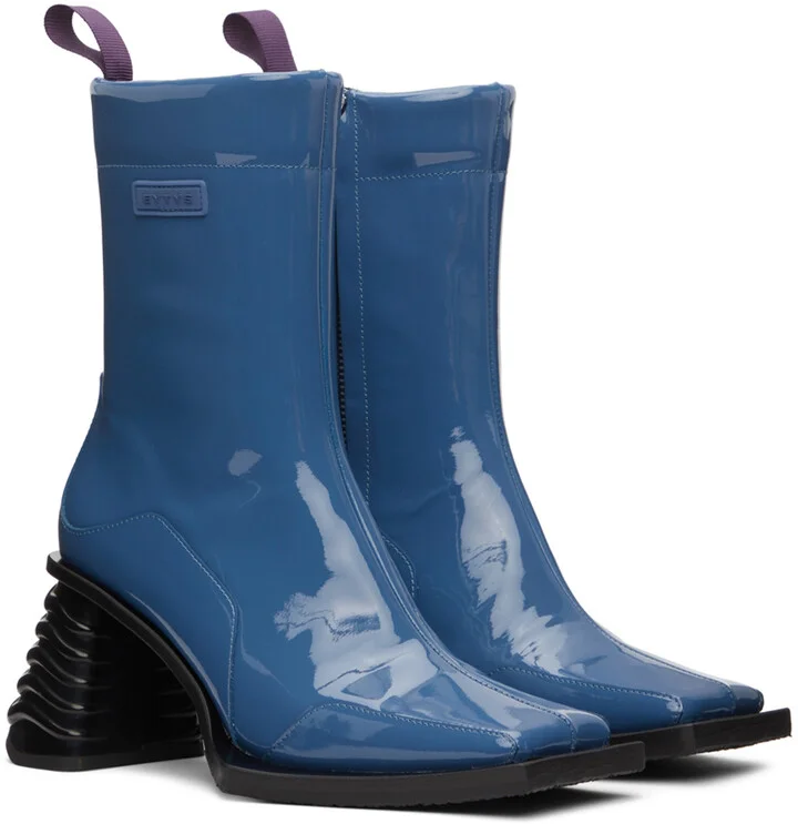 EYTYS Blue Gaia Ankle Boots - Image 4