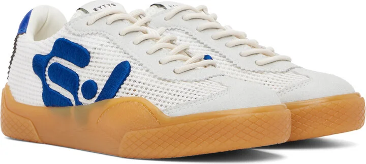 EYTYS Gray & Blue Santos Sneakers - Image 4