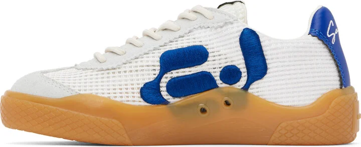EYTYS Gray & Blue Santos Sneakers - Image 3