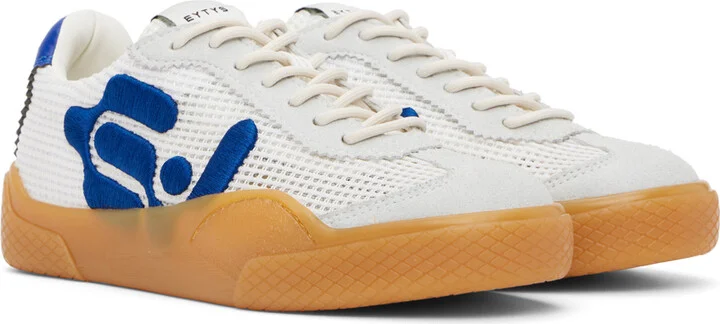 EYTYS Gray & Blue Santos Sneakers - Image 4
