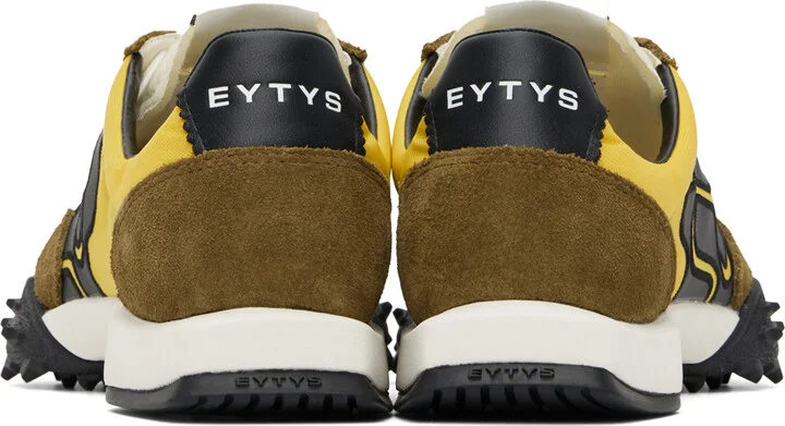 EYTYS Khaki & Yellow Eros Sneakers - Image 2