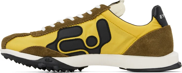 EYTYS Khaki & Yellow Eros Sneakers - Image 3