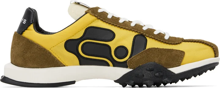 EYTYS Khaki & Yellow Eros Sneakers