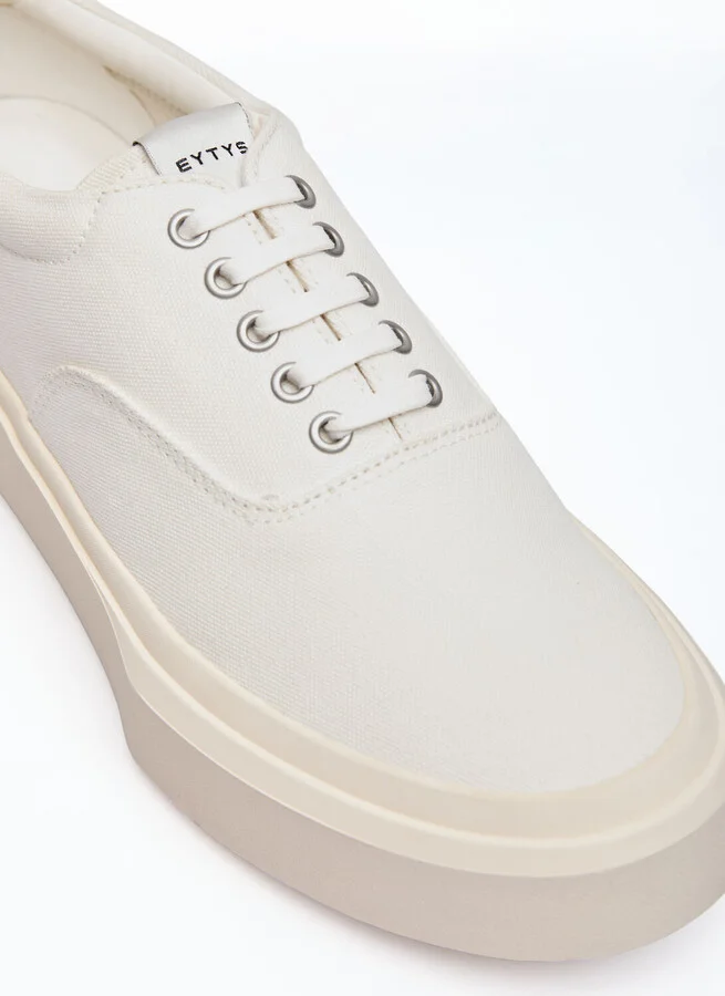 Eytys Mother Ii Canvas Sneakers - Sneakers White Eu - 36 - Image 2