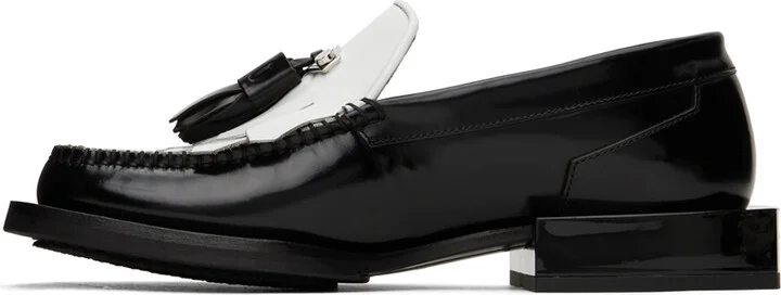 EYTYS White & Black Rio Loafers - Image 3