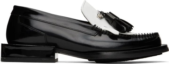 EYTYS White & Black Rio Loafers