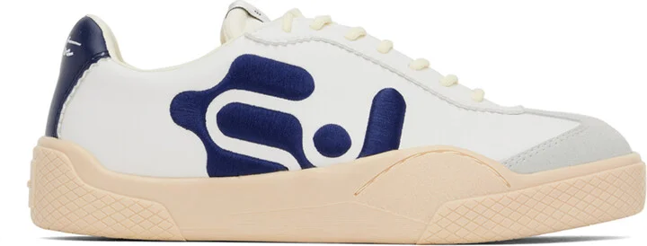 EYTYS White & Blue Santos Sneakers