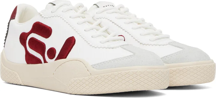 EYTYS White & Red Santos Sneakers - Image 4
