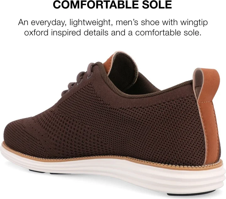 Ezra Knit Oxford Sneaker - Wide Width - Image 8