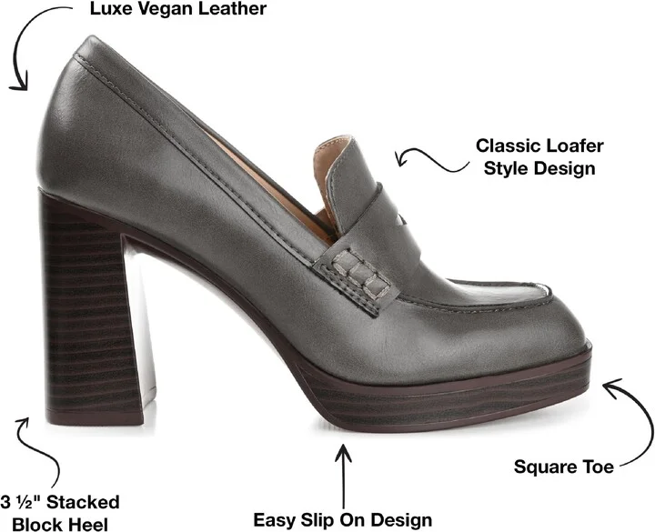 Ezzey Platform Penny Loafer Pump - Image 9