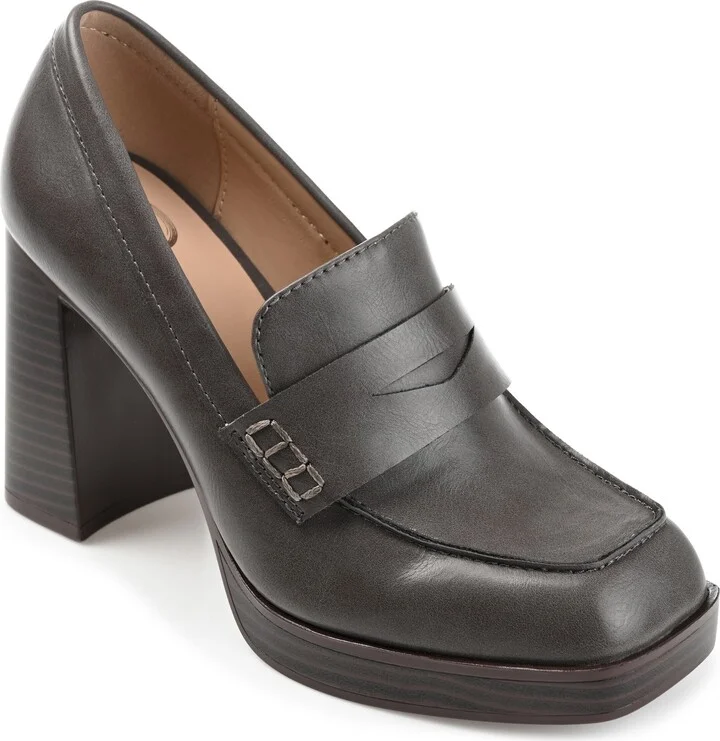 Ezzey Platform Penny Loafer Pump