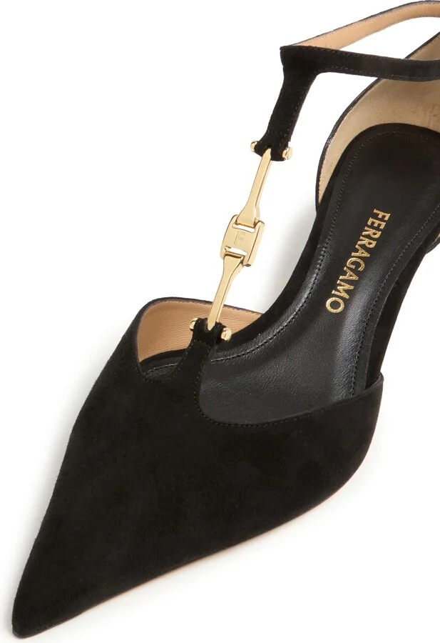 F buckle T-strap pumps - Image 6