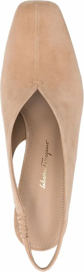F-Heel 100mm slingback pumps - Image 4