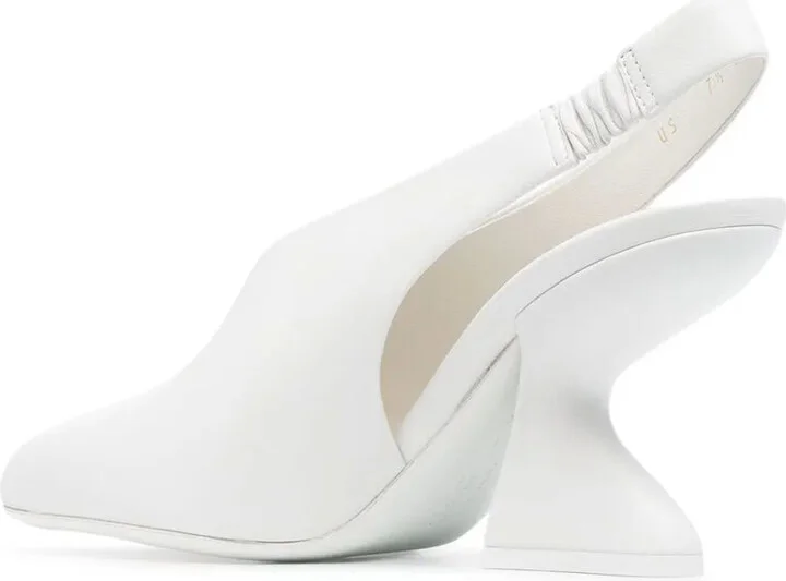 F-heel 95mm slingback pumps - Image 3