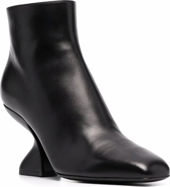 F-Heel sculpted ankle boots - Image 2