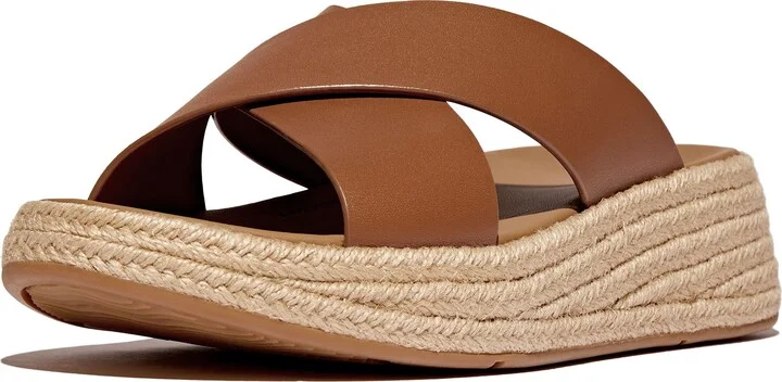 F-Mode Espadrille Platform Slide Sandal - Image 6