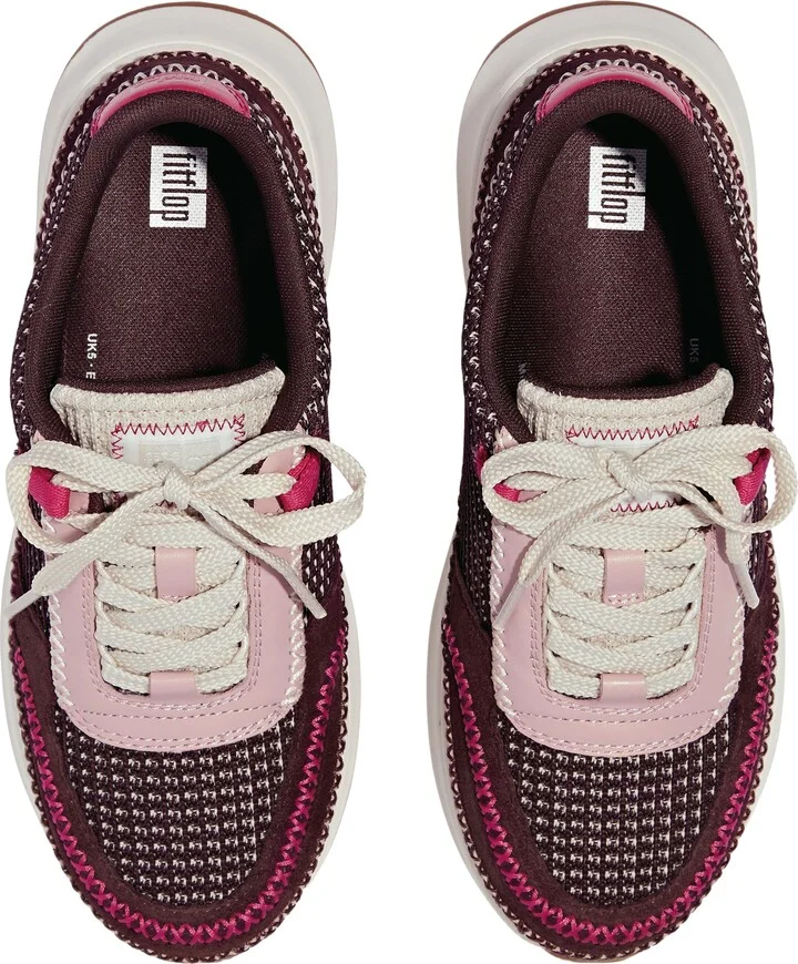 F-Mode Knit Panel Platform Sneaker - Image 4