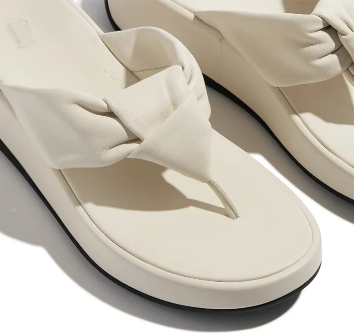 F-Mode Knot Platform Wedge Flip Flop - Image 5