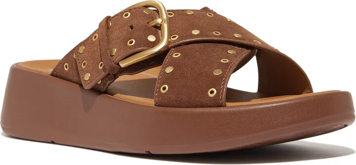 F-Mode Platform Slide Sandal