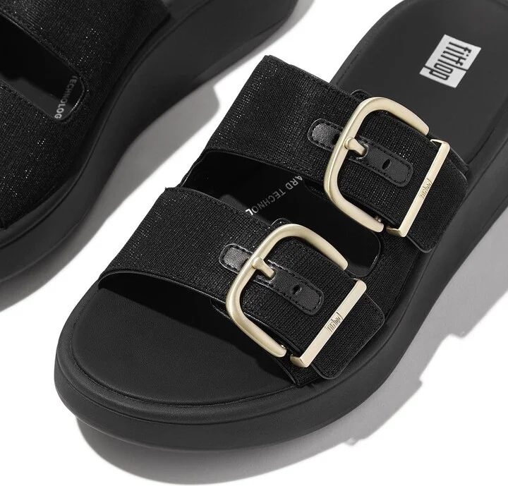 F-Mode Shimmer Buckle Sandal - Image 6